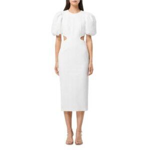 Elliatt Suffage Dress - Midi Dress White Size L